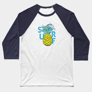 PINEAPPLE SURF TEES Baseball T-Shirt